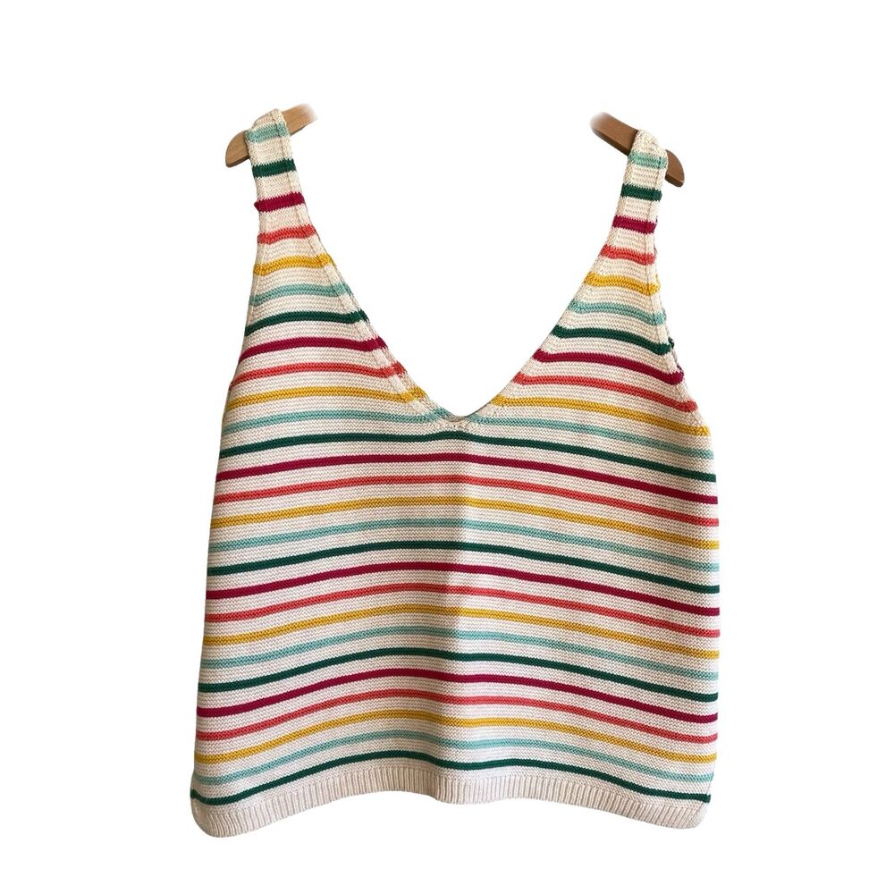 Marine Layer Multicolor Striped Knit Tank
